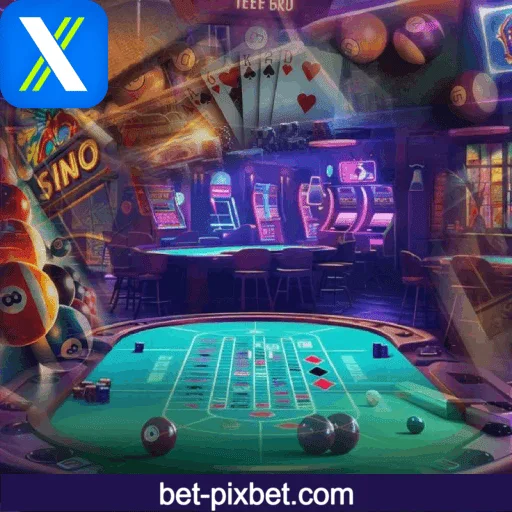 Imagem promovendo jogos de loteria online da PIXBET com prêmios incríveis.